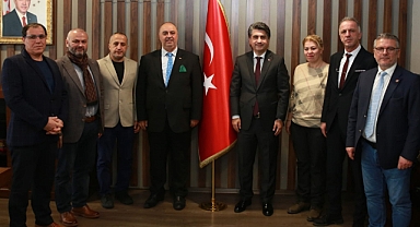 Gazetecilerin Kaymakam Ziyaretleri Devam diyor