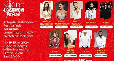11 EKİM'DE STARTI VERİLECEK 4. GASTRONOMİ FESTİVALİ İÇİN GERİ SAYIM BAŞLADI
