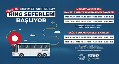 ÜSKÜDAR MEHMET AKİF ERSOY MAHALLESİ RİNG SEFERLERİ BAŞLIYOR