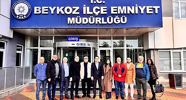 BEYKOZ'UN YENİ EMNİYET MÜDÜRÜ UĞUR KURAK YEREL MEDYA İLE BULUŞTU