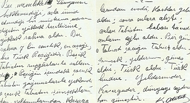 Türk 'Yıldırımdır, kasırgadır, dünyayı aydınlatan güneştir.”