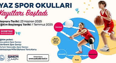 ÜSKÜDAR BELEDİYESİ’NİN YAZ SPOR OKULLARI BAŞLIYOR