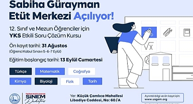 ÜSKÜDAR BELEDİYESİ “SABİHA GÜRAYMAN ETÜT MERKEZİ” AÇILIYOR