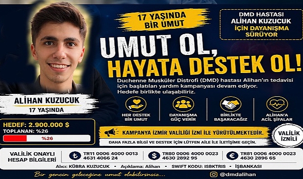 DMD Hastası Gencin Tedavisi İçin Dayanışma Çağrısı